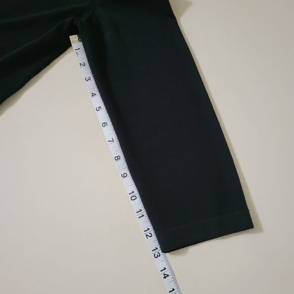 Jones New York Women's Black Open Drape Front Waterfall Cardigan Sweater - Picture 5 of 7